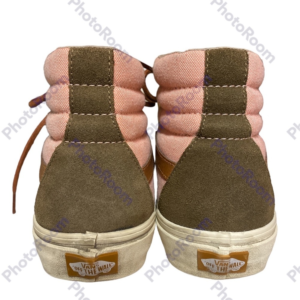 VANS OFF THE WALL SK8 SNEAKERS HIGH TOP UNIZEX MENS 8.5 WOMENS 10 gently loved - Picture 2 of 9